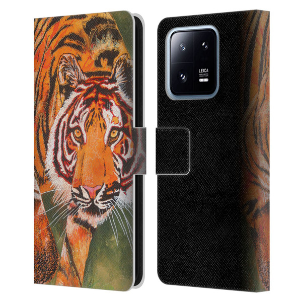 Graeme Stevenson Assorted Designs Tiger 1 Leather Book Wallet Case Cover For Xiaomi 13 Pro 5G