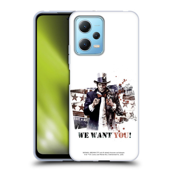 Batman Arkham City Graphics Two-Face We Want You Soft Gel Case for Xiaomi Redmi Note 12 5G