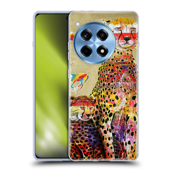 Graeme Stevenson Colourful Wildlife Cheetah Soft Gel Case for OnePlus 12R