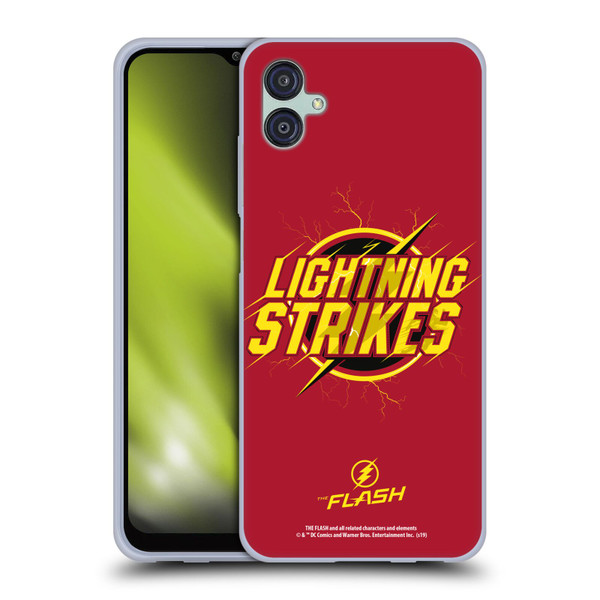 The Flash TV Series Graphics Lightning Strikes Soft Gel Case for Samsung Galaxy M04 5G / A04e