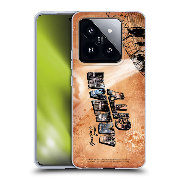 Batman Arkham City Graphics Postcard Soft Gel Case for Xiaomi 14 Pro