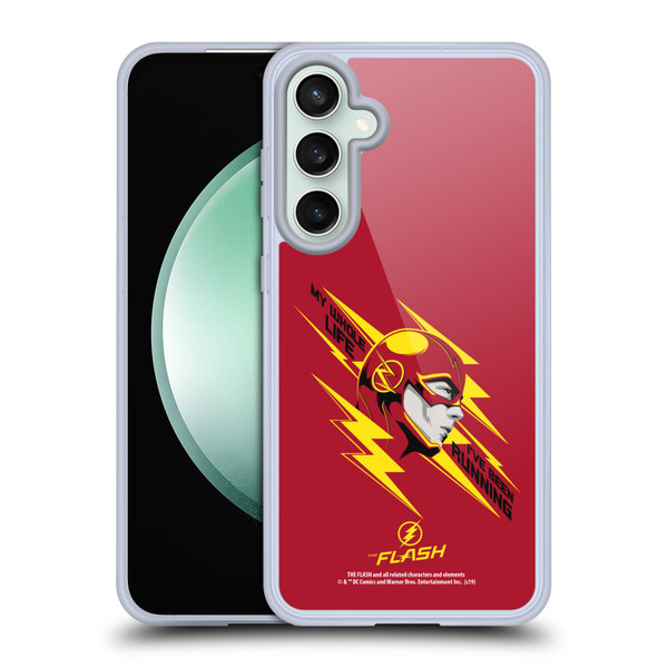 The Flash TV Series Graphics Barry Head Soft Gel Case for Samsung Galaxy S23 FE 5G