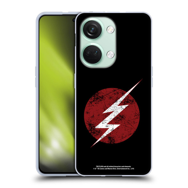 The Flash TV Series Logos Distressed Look Soft Gel Case for OnePlus Nord 3 5G