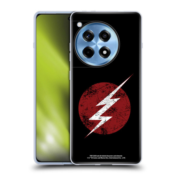 The Flash TV Series Logos Distressed Look Soft Gel Case for OnePlus 12R