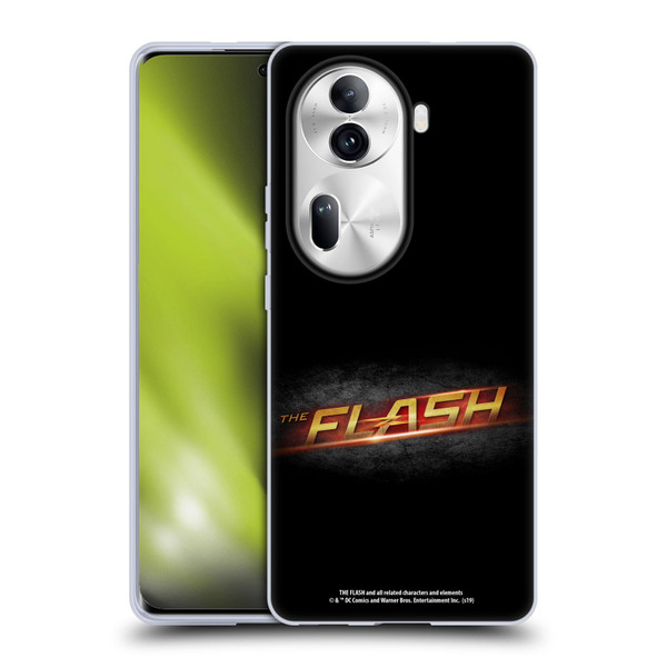 The Flash TV Series Logos Black Soft Gel Case for OPPO Reno11 Pro