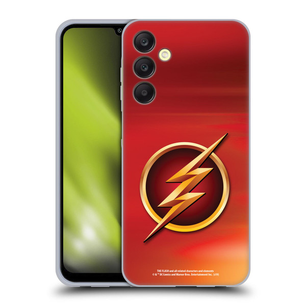 The Flash TV Series Logos Red Soft Gel Case for Samsung Galaxy A25 5G