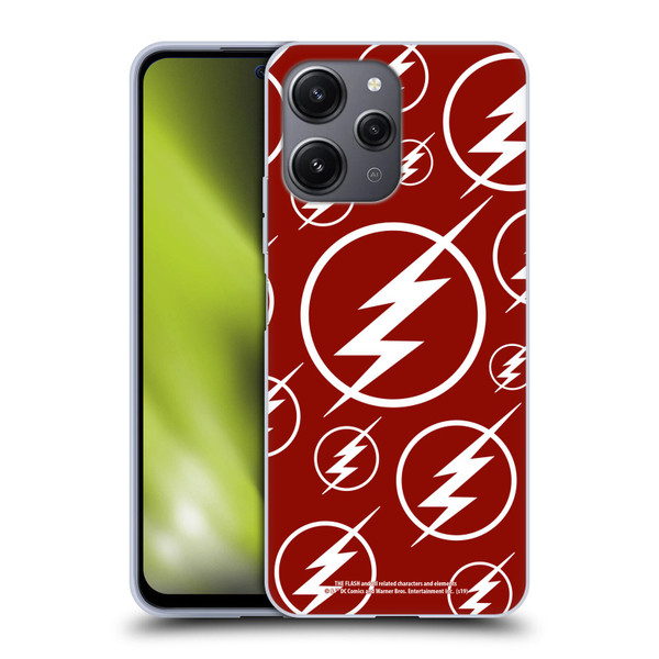 The Flash TV Series Logos Pattern Soft Gel Case for Xiaomi Redmi 12