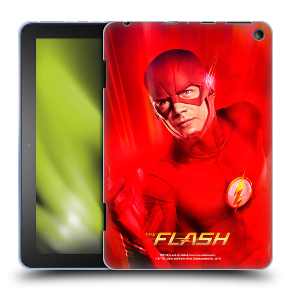 The Flash TV Series Poster Barry Red Soft Gel Case for Amazon Fire HD 8/Fire HD 8 Plus 2020