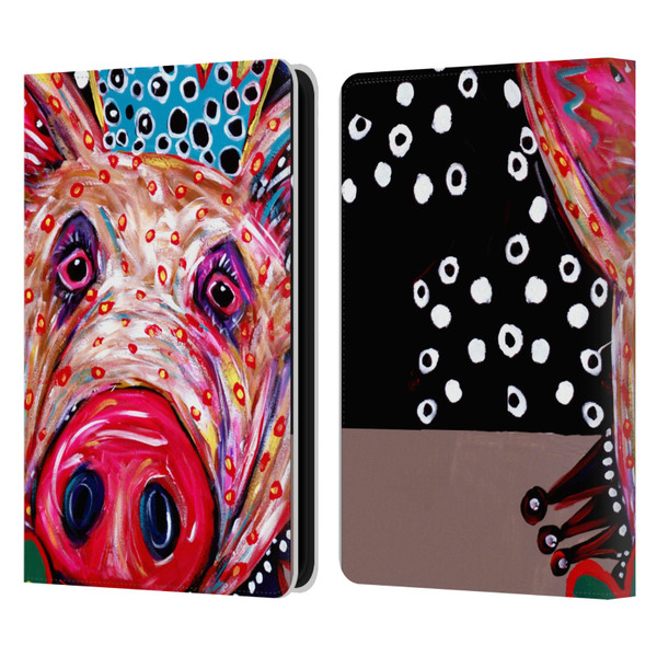 Mad Dog Art Gallery Animals Missy Pig Leather Book Wallet Case Cover For Amazon Kindle 11th Gen 6in 2022