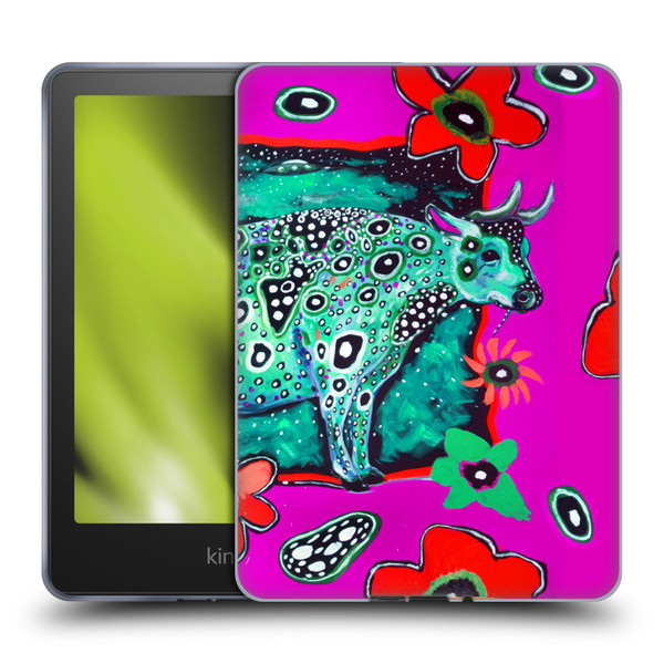 Mad Dog Art Gallery Animals Cosmic Cow Soft Gel Case for Amazon Kindle Paperwhite 5 (2021)