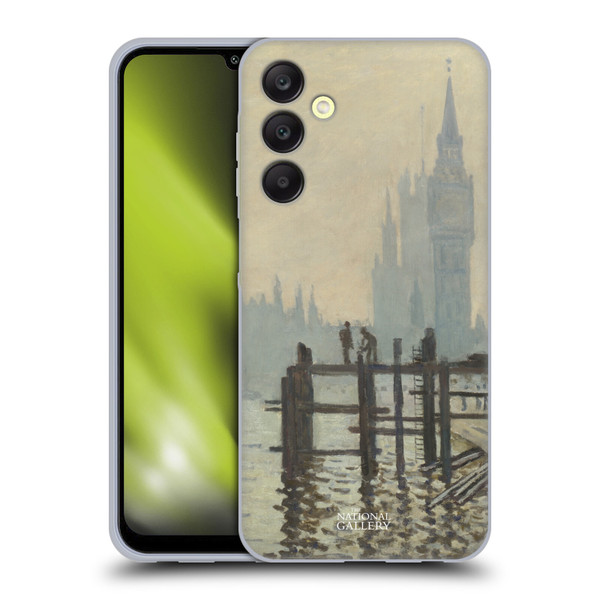 The National Gallery Art Monet Thames Soft Gel Case for Samsung Galaxy A25 5G