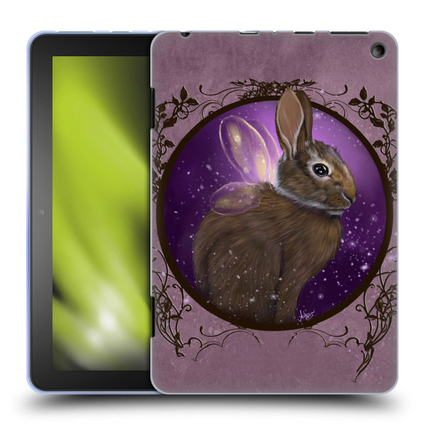 Ash Evans Animals Rabbit Soft Gel Case for Amazon Fire HD 8/Fire HD 8 Plus 2020