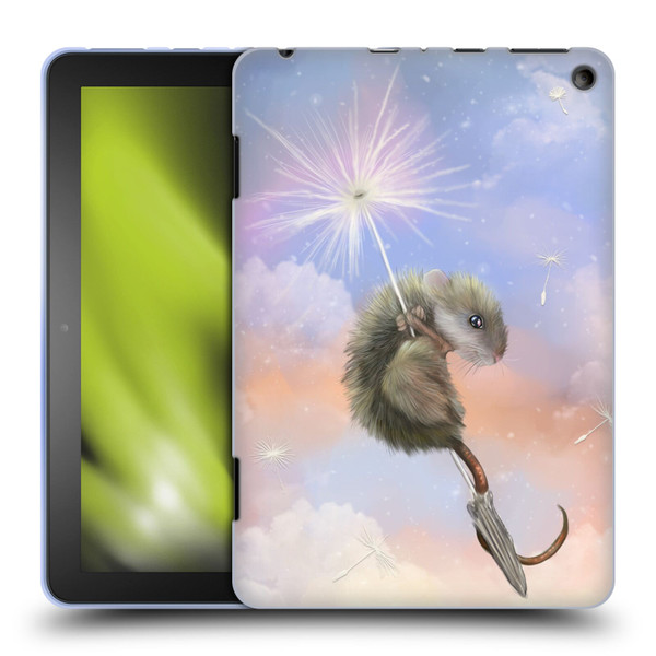 Ash Evans Animals Dandelion Mouse Soft Gel Case for Amazon Fire HD 8/Fire HD 8 Plus 2020