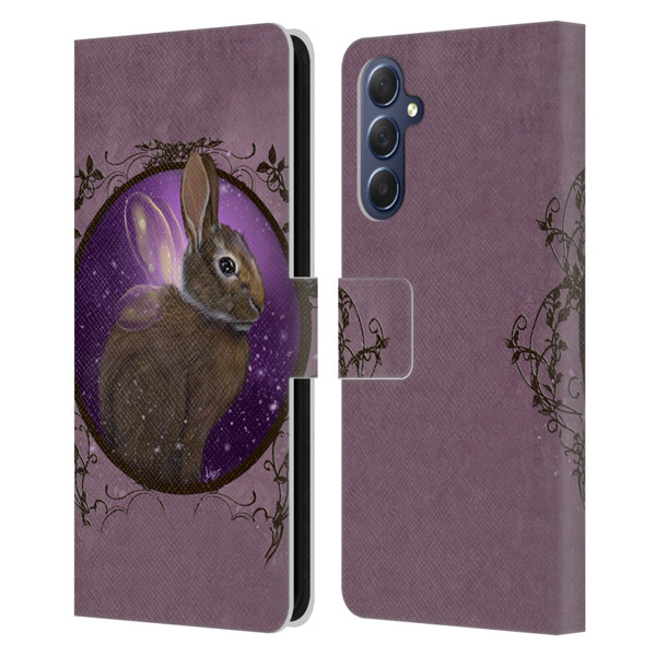 Ash Evans Animals Rabbit Leather Book Wallet Case Cover For Samsung Galaxy M54 5G