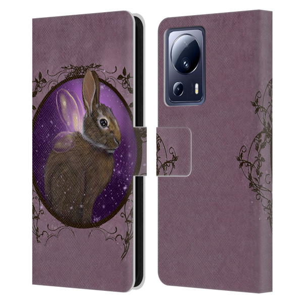 Ash Evans Animals Rabbit Leather Book Wallet Case Cover For Xiaomi 13 Lite 5G