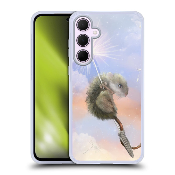 Ash Evans Animals Dandelion Mouse Soft Gel Case for Samsung Galaxy A35 5G