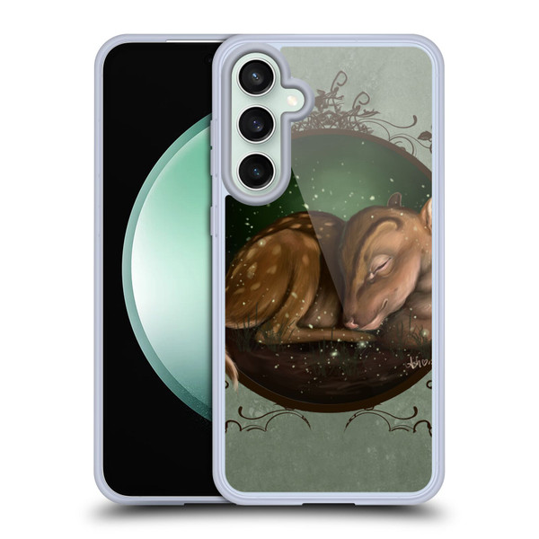 Ash Evans Animals Foundling Fawn Soft Gel Case for Samsung Galaxy S23 FE 5G