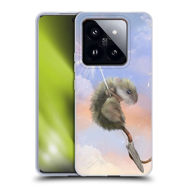 Ash Evans Animals Dandelion Mouse Soft Gel Case for Xiaomi 14 Pro