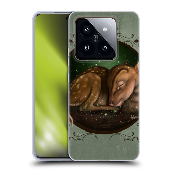Ash Evans Animals Foundling Fawn Soft Gel Case for Xiaomi 14 Pro