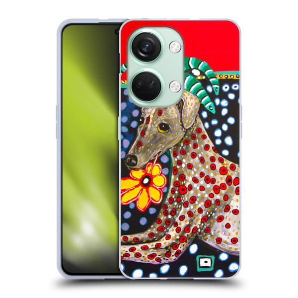 Mad Dog Art Gallery Dogs 2 Greyhound Soft Gel Case for OnePlus Nord 3 5G
