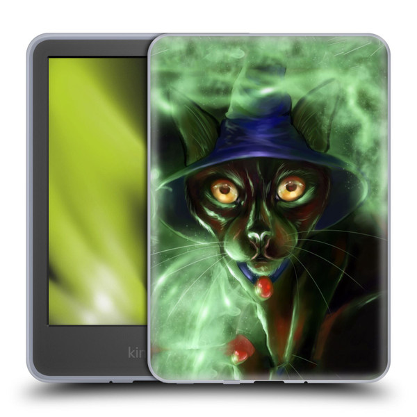 Ash Evans Black Cats Conjuring Magic Soft Gel Case for Amazon Kindle 11th Gen 6in 2022