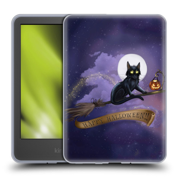 Ash Evans Black Cats Happy Halloween Soft Gel Case for Amazon Kindle 11th Gen 6in 2022