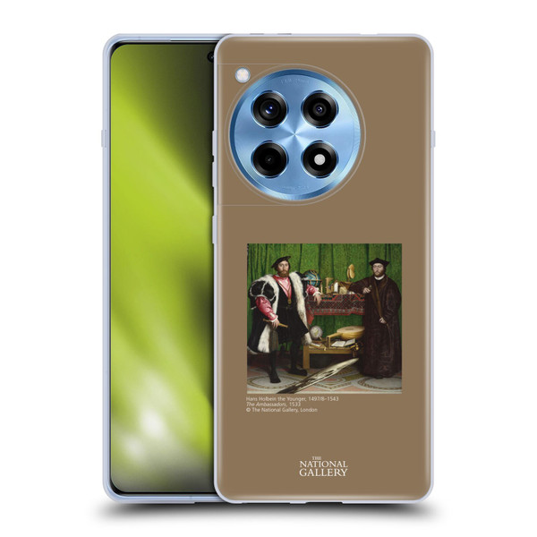 The National Gallery People Holbein The Ambassadors Soft Gel Case for OnePlus 12R