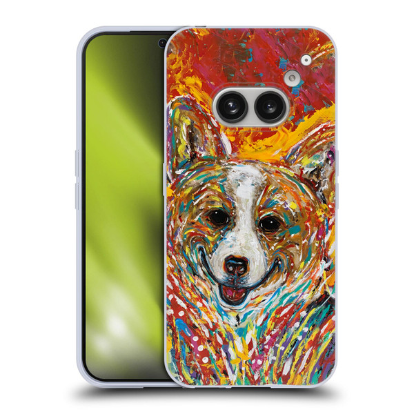 Mad Dog Art Gallery Dog 5 Corgi Soft Gel Case for Nothing Phone (2a)