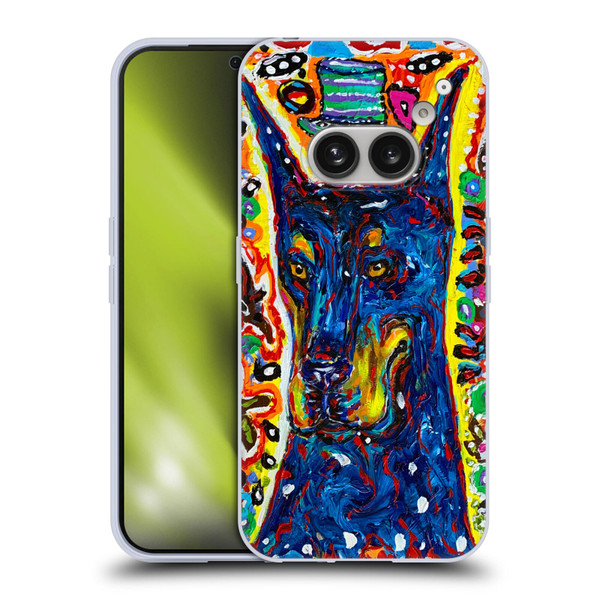 Mad Dog Art Gallery Dog 5 Doberman Soft Gel Case for Nothing Phone (2a)