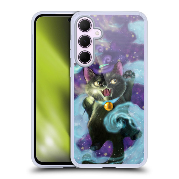 Ash Evans Black Cats Magic Witch Soft Gel Case for Samsung Galaxy A35 5G