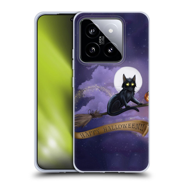 Ash Evans Black Cats Happy Halloween Soft Gel Case for Xiaomi 14