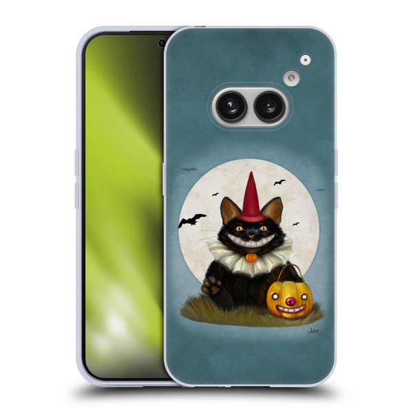 Ash Evans Black Cats 2 Halloween Cat Soft Gel Case for Nothing Phone (2a)