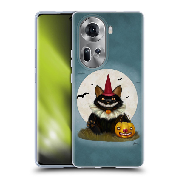 Ash Evans Black Cats 2 Halloween Cat Soft Gel Case for OPPO Reno11