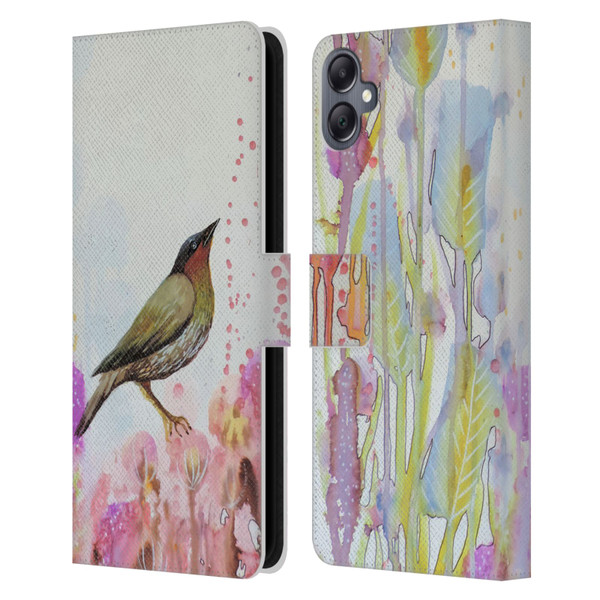 Sylvie Demers Birds 3 Dreamy Leather Book Wallet Case Cover For Samsung Galaxy A05