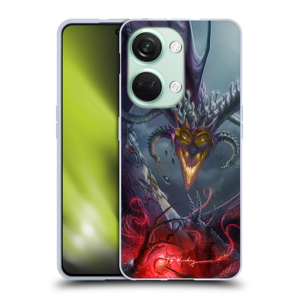 Piya Wannachaiwong Black Dragons Enchanted Soft Gel Case for OnePlus Nord 3 5G