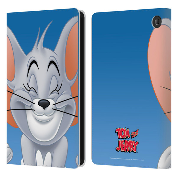 Tom and Jerry Full Face Nibbles Leather Book Wallet Case Cover For Amazon Fire 7 2022