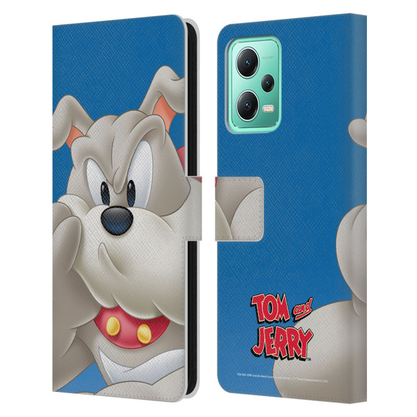 Tom and Jerry Full Face Spike Leather Book Wallet Case Cover For Xiaomi Redmi Note 12 5G