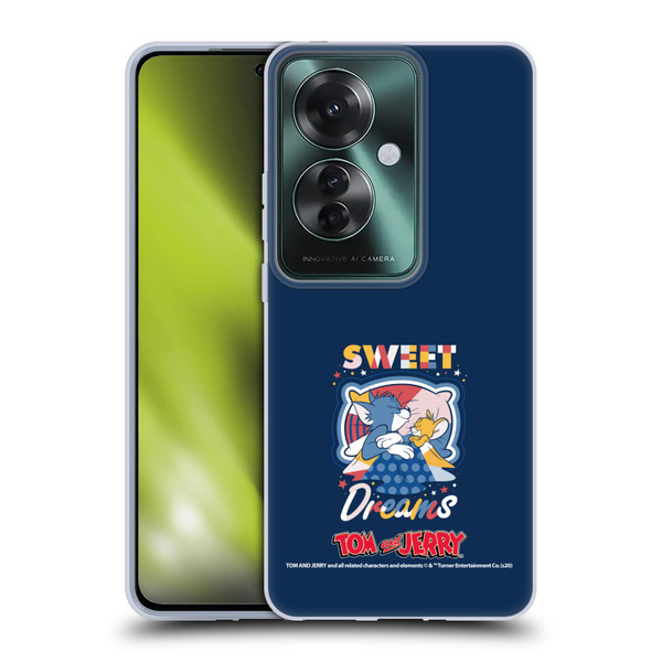 Tom and Jerry Color Blocks Sweet Dreams Soft Gel Case for OPPO Reno11 F 5G / F25 Pro 5G