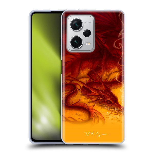 Piya Wannachaiwong Dragons Of Fire Treasure Soft Gel Case for Xiaomi Redmi Note 12 Pro+ 5G