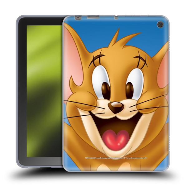 Tom and Jerry Full Face Jerry Soft Gel Case for Amazon Fire HD 8/Fire HD 8 Plus 2020