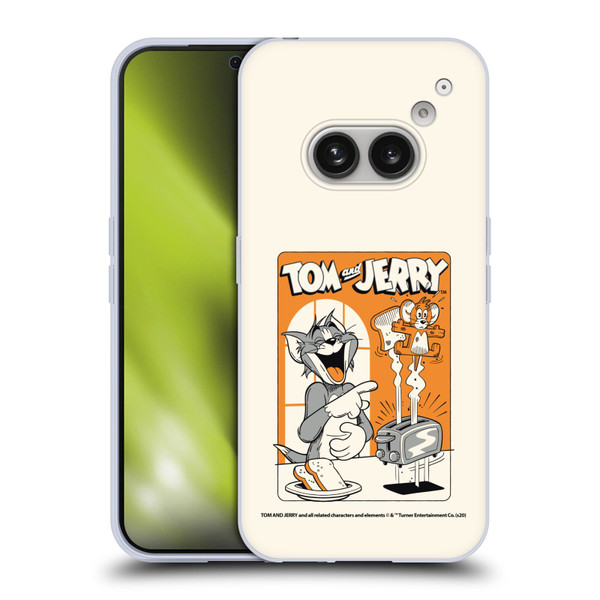 Tom and Jerry Illustration Laugh And Toasted Soft Gel Case for Nothing Phone (2a)