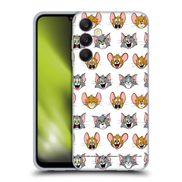 Tom and Jerry Patterns Expressions Soft Gel Case for Samsung Galaxy A25 5G