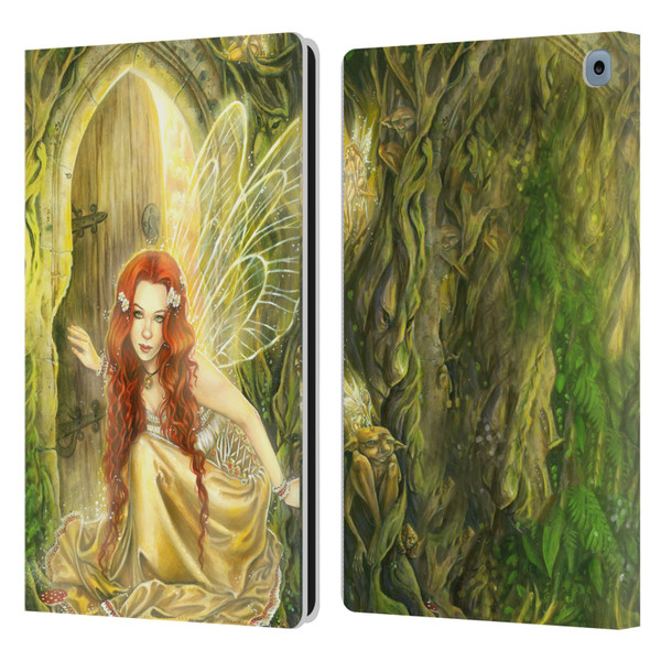 Selina Fenech Fairies Threshold Leather Book Wallet Case Cover For Amazon Fire HD 10 / Plus 2021