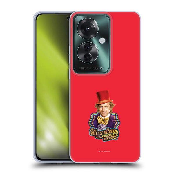 Willy Wonka and the Chocolate Factory Graphics Gene Wilder Soft Gel Case for OPPO Reno11 F 5G / F25 Pro 5G