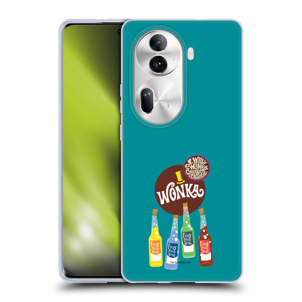 Willy Wonka and the Chocolate Factory Graphics Fizzy Lifting Drink Soft Gel Case for OPPO Reno11 Pro
