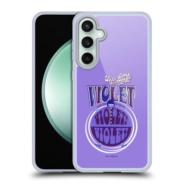Willy Wonka and the Chocolate Factory Graphics Violet Beauregarde Soft Gel Case for Samsung Galaxy S23 FE 5G