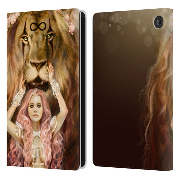 Selina Fenech Fantasy Strength Leather Book Wallet Case Cover For Amazon Fire 7 2022