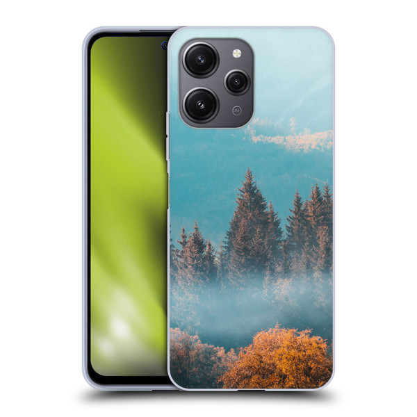 Patrik Lovrin Magical Foggy Landscape Autumn Forest Soft Gel Case for Xiaomi Redmi 12