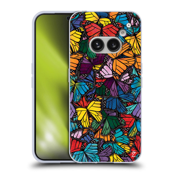 Suzan Lind Butterflies Monarch Soft Gel Case for Nothing Phone (2a)