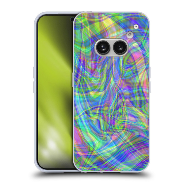 Suzan Lind Colours & Patterns Iridescent Abstract Soft Gel Case for Nothing Phone (2a)